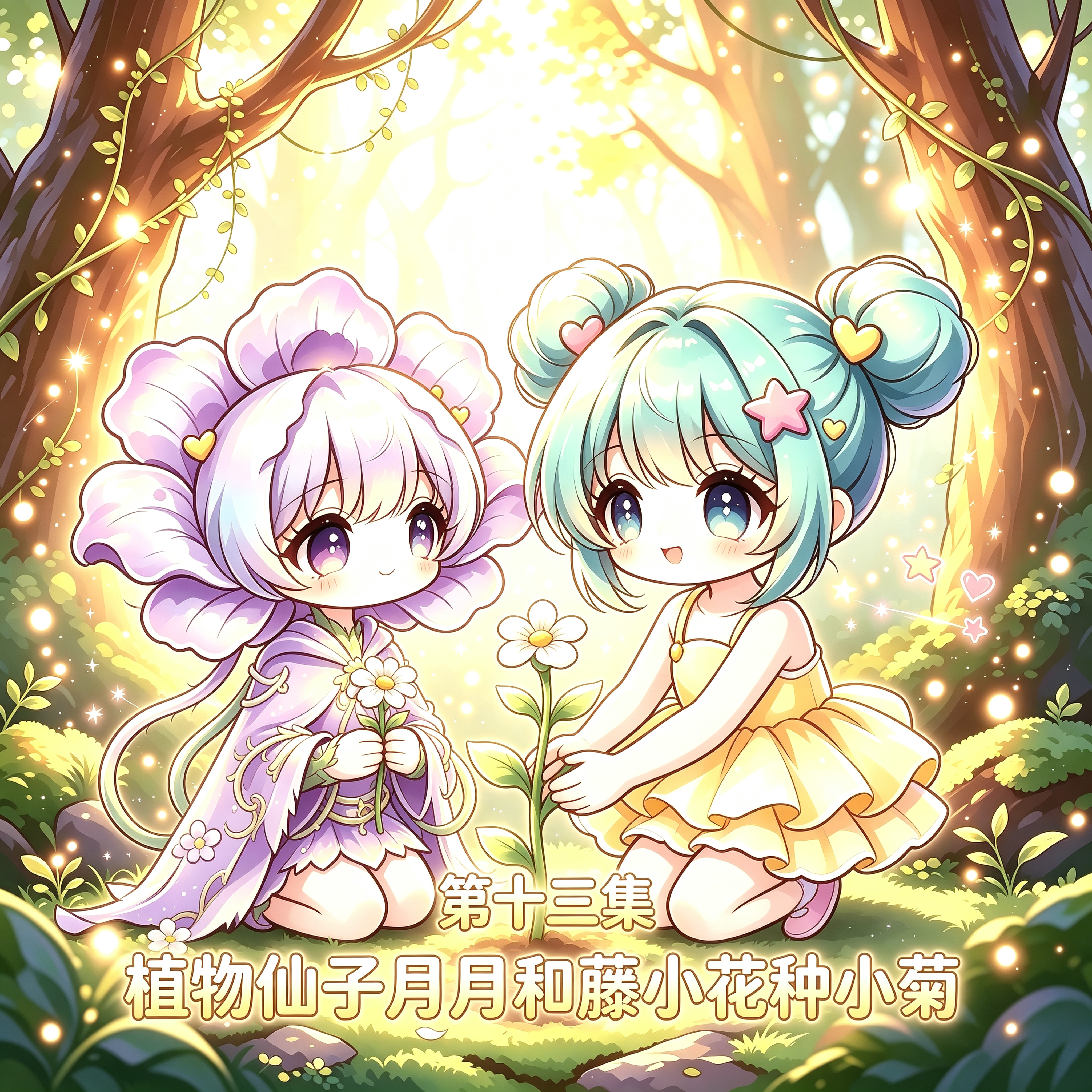 植物仙子月月和藤小花种小菊封面