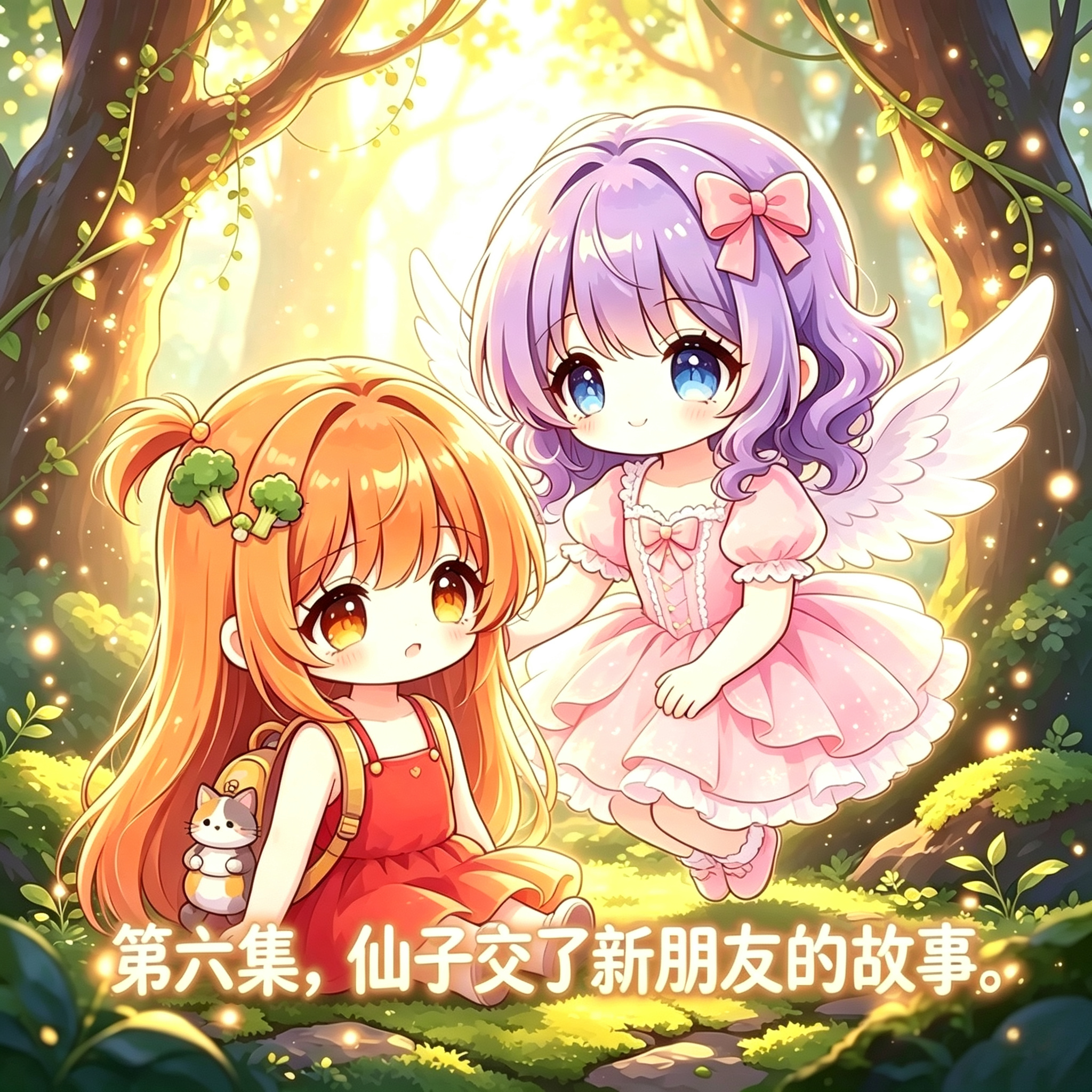 仙子交了新朋友的故事封面